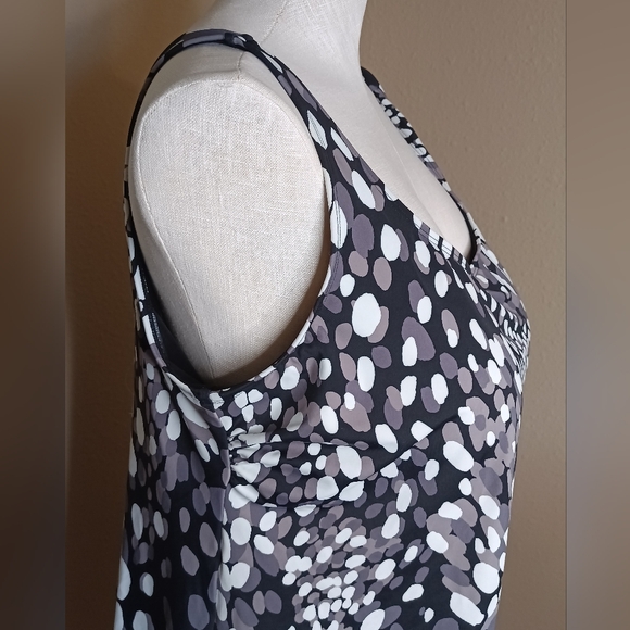 Swimsuits For All Tankini Top Size 20 Side Tie Scoop Neck - Picture 3 of 12